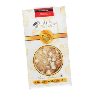 M.PELCZAR CHOCOLATIER Biała czekolada Desery Świata Szarlotka 5902768996319 - Czekolada - miniaturka - grafika 9