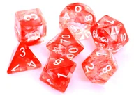 Akcesoria do gier planszowych - Rebel komplet kości RPG Nebula - czerwone - miniaturka - grafika 1