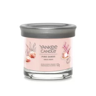 Yankee Candle Signature Pink Sands Tumbler Z 1 Knotem 121G - Świece - miniaturka - grafika 1