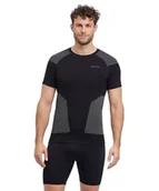 Koszulki męskie - FALKE Mężczyźni Warstwa podstawowa (góra) Wool-Tech Light Protective M S/s Ts wełna materiał funkcyjny regulujące klimat 1 Sztuka, Czarny Black 3000, XL - miniaturka - grafika 1