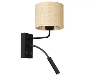 Kinkiet RATTAN 1xE27/60W+1xG9/8W/230V rattan - Lampy ścienne - miniaturka - grafika 1