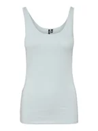 Koszulki i topy damskie - Vero Moda Top w kolorze błękitnym - miniaturka - grafika 1