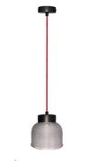 Lampy sufitowe - Candellux Lampa Wisząca Liverpool I 1 Czerwony 90X14,5X0 50101287 - miniaturka - grafika 1