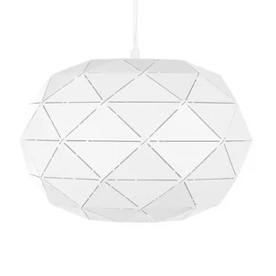 Beliani Lampa wisząca biała REWA - Lampy sufitowe - miniaturka - grafika 1