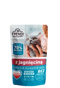 Frendi kawałki w delikatnym sosie z kurczakiem dla kota 20x100g 5 smaków - Mokra karma dla kotów - miniaturka - grafika 5