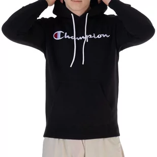 Bluza Champion Embroidered Script Logo Hoodie 219203-KK001 - czarna - Bluzy sportowe męskie - miniaturka - grafika 1