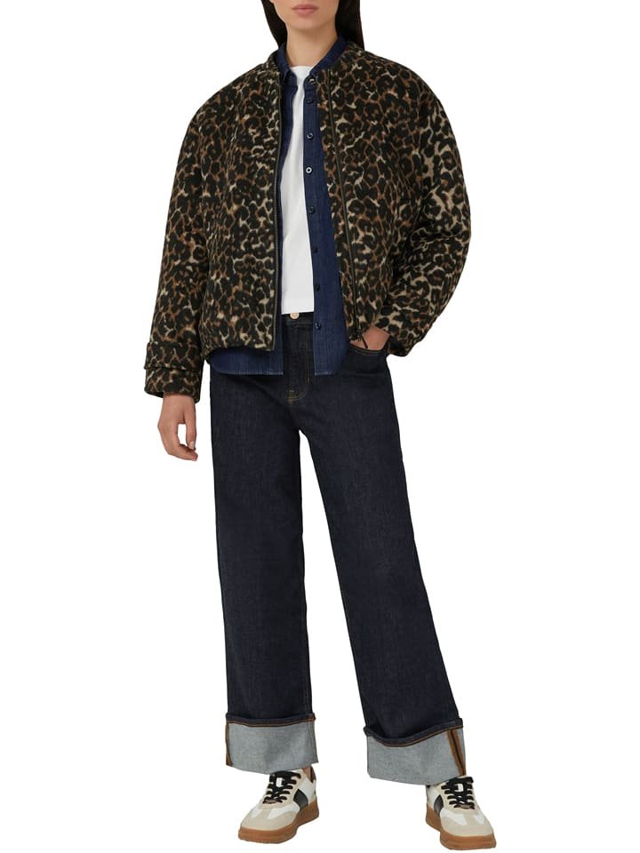 s.Oliver Kurtka przejściowa w kolorze brązowym