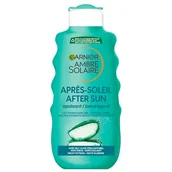 Balsamy i kremy do ciała - Garnier Balsam po opalaniu, chłodzący i kojący balsam do ciała z aloesem, Ambre Solaire After Sun kojący mleczko nawilżające, 1 x 200 ml - miniaturka - grafika 1