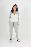 Bluzy damskie - Hurley Damska bluza polarowa z zamkiem błyskawicznym Therma szary szary melanż (Le Grey Heather) XS CJ8736 - miniaturka - grafika 1