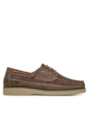 Półbuty męskie - Mustang Półbuty 4969-301 Beżowy - miniaturka - grafika 1