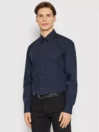 Koszule męskie - Boss Koszula H-Hank-Kent-C1-214 50469345 Granatowy Slim Fit - miniaturka - grafika 1