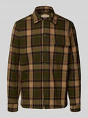 Koszule męskie - Kurtka koszulowa o kroju regular fit z kieszenią na piersi model ‘DIEGO’ - miniaturka - grafika 1