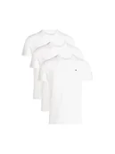 Koszulki męskie - Tommy Hilfiger T-Shirt q-roa-34858 Biały Regular Fit - miniaturka - grafika 1
