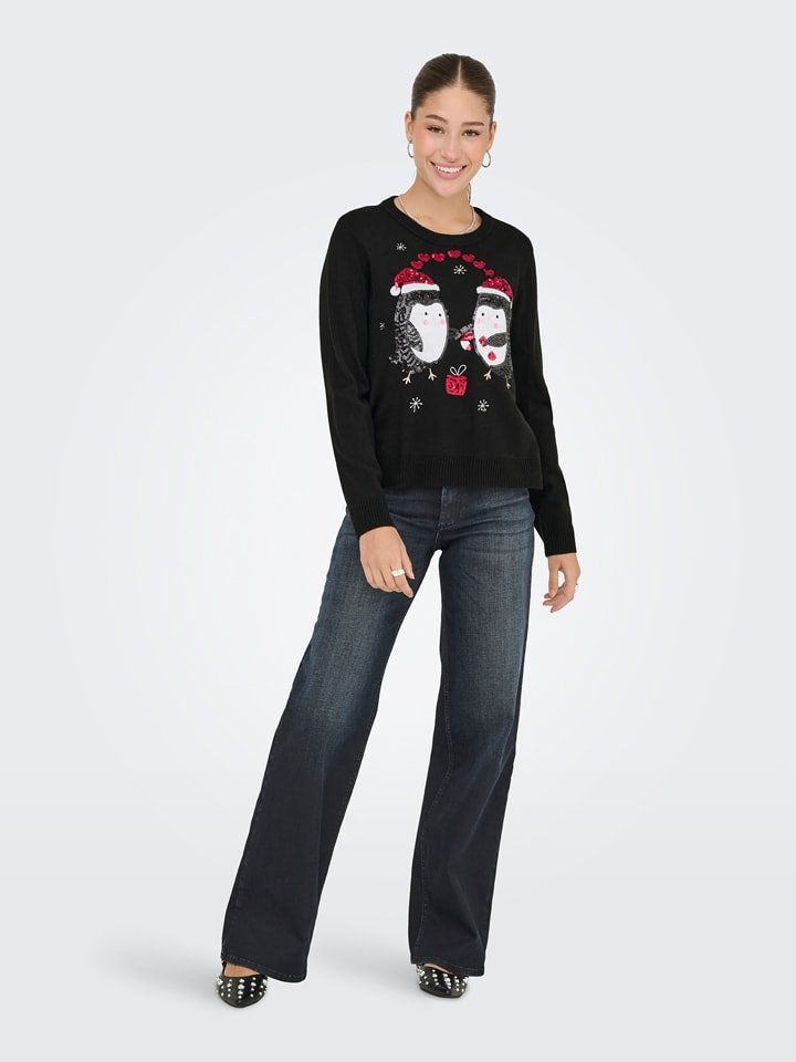 ONLY Sweter w kolorze czarnym