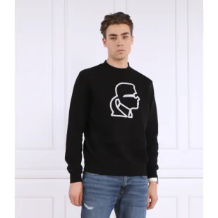 Karl Lagerfeld Bluza SWEAT CREWNECK | Regular Fit - Bluzy męskie - miniaturka - grafika 1