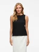 Koszulki i topy damskie - Vila Top w kolorze czarnym - miniaturka - grafika 1