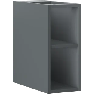 Mexen Box-A szafka otwarta z półką 20 cm, grafit mat - 91AX2-0200-470-0-66 - Szafki łazienkowe - miniaturka - grafika 1