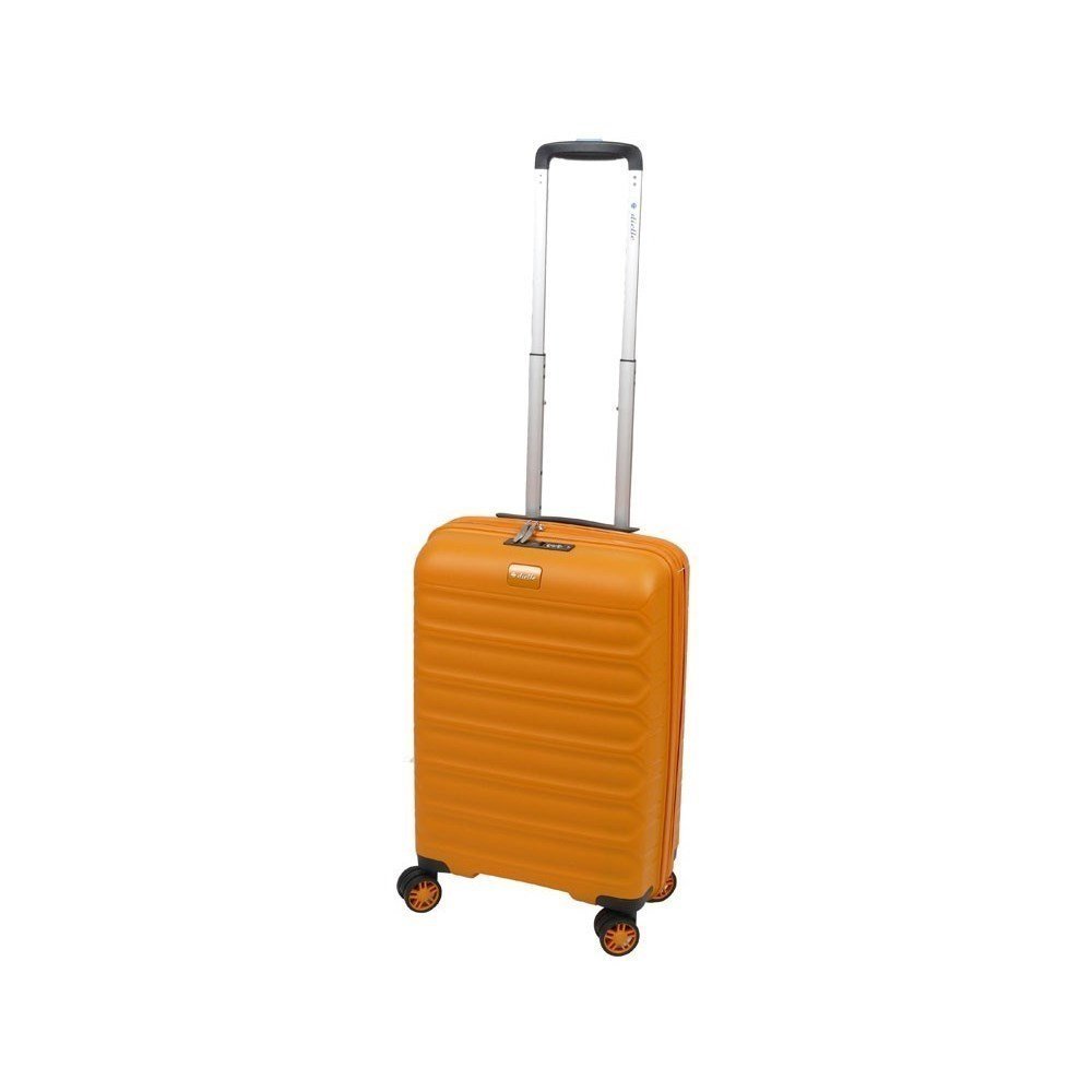 Walizka DIELLE 100 4k 55cm kabinowa żółta PP z poszerzeniem