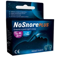 Akcesoria medyczne - NoSnore Plus, wkładki do nosa, rozmiar XL x 3 sztuki + rozmiar M x 1 sztuka - miniaturka - grafika 1
