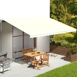 VidaXL Lumarko Zapasowa tkanina na markizę, kremowa, 6x3,5 m 311934 VidaXL - Markizy - miniaturka - grafika 1