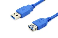 Kable USB - Accura USB-A - USB-A 1.8m M/F niebieski - miniaturka - grafika 1