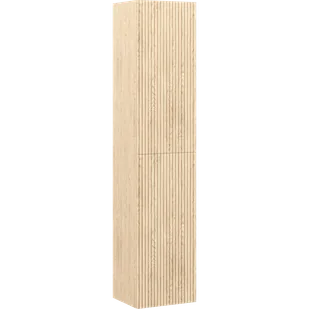 Mexen Rivel słupek łazienkowy 35 cm, 2 drzwi, ryflowany, dąb - 91A21-03016-2-BF81 - Szafki łazienkowe - miniaturka - grafika 1