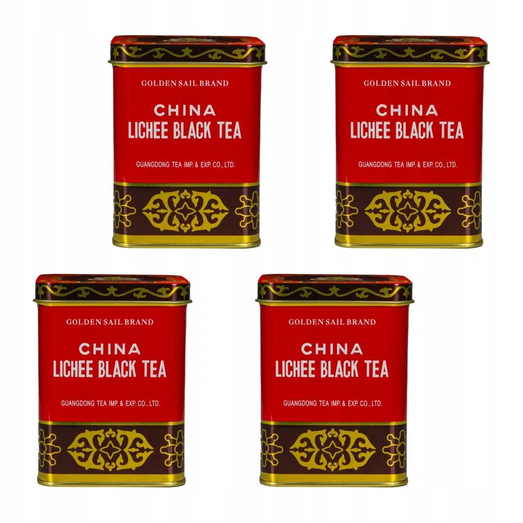 Zestaw Herbat Czarna Lichee Golden Sail Brand (z nutą egzotycznego liczi)