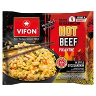 Szybkie dania obiadowe - Vifon Hot Beef Danie błyskawiczne 90 g - miniaturka - grafika 1