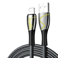 Kable USB - Joyroom Mermaid series kabel USB - Lightning 2,4A 2m czarny (S-2030K6) - miniaturka - grafika 1