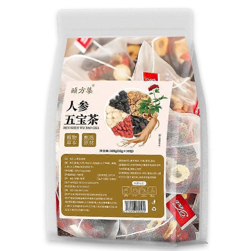 250g-1500g Żeń-szeń Five Treasure Tea Herbata ziołowa 5Torba 250 sztuk