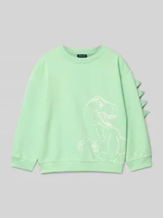 Bluza z prążkowanymi wykończeniami - Swetry dla chłopców - miniaturka - grafika 1