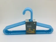 Wieszaki i stojaki - Komplet 8 wieszaków plastikowych mix kolor - miniaturka - grafika 1