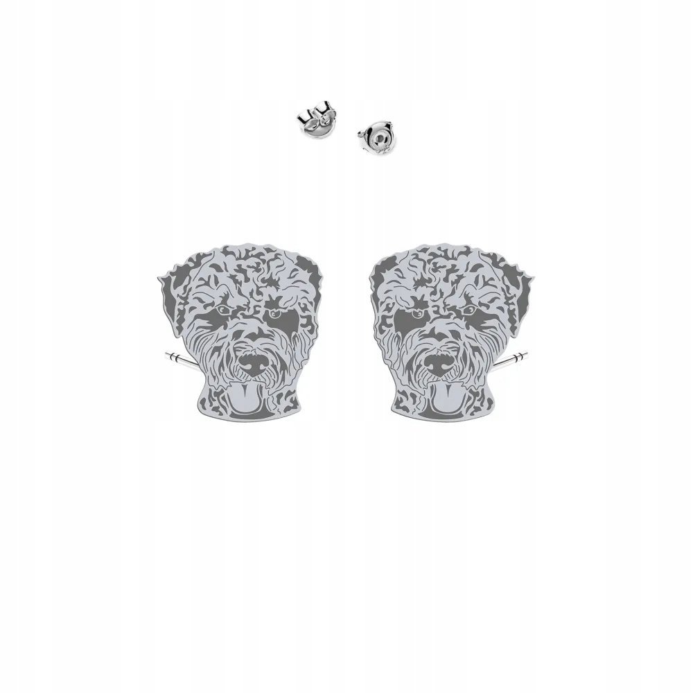 Kolczyki Srebrne z psem Romański Pies 925 Prezent Kobieta DEDYKACJA GRATIS