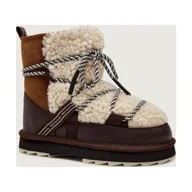 Śniegowce damskie - EMU Australia Śniegowce Blurred Teddy shearling skóra - miniaturka - grafika 1