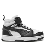 Buty dla chłopców - Sneakersy Puma Rebound V6 Mid Ac+ Ps 393832 01 Biały - miniaturka - grafika 1