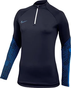 Nike Damska koszulka z długim rękawem w stylu"Nk Df Strk Dril Top K", obsydian/błękit królewski/biały, DH9151-451, S - Koszulki i topy damskie - miniaturka - grafika 1