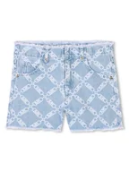 Spodenki damskie - Michael Kors Szorty jeansowe R30336 S Niebieski Regular Fit - miniaturka - grafika 1