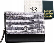 Portfele - Rovicky Skórzana damska portmonetka elegancka od Rovicky NoSize - miniaturka - grafika 1