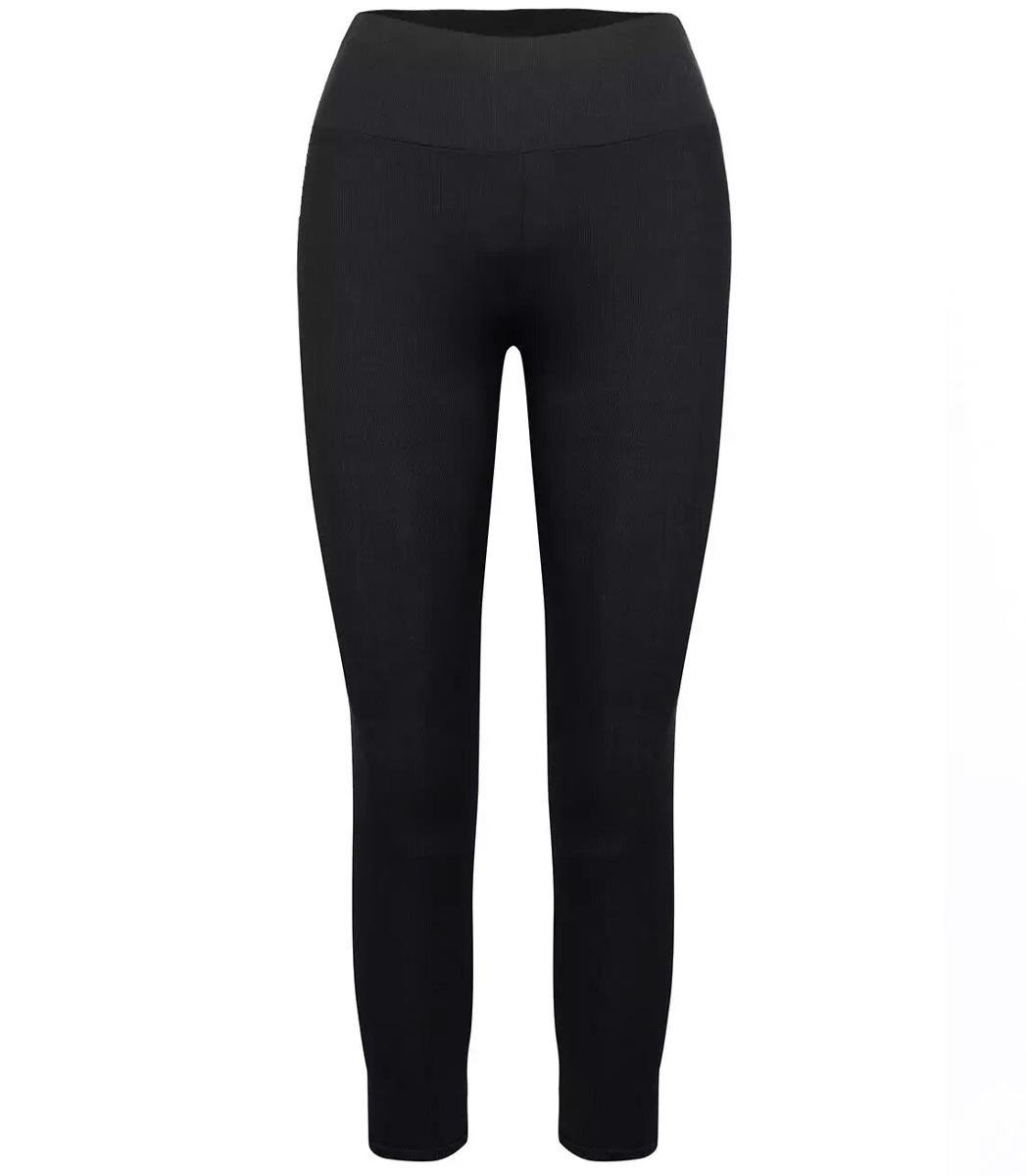 Prążkowane legginsy damskie bezszwowe ANIKA-L/XL