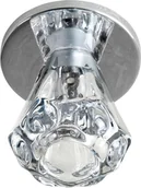 Lampy sufitowe - Candellux Podtynkowa halogenowa OPRAWA sufitowa OCZKO SK-32 2292482 Chrom transparentny - miniaturka - grafika 1