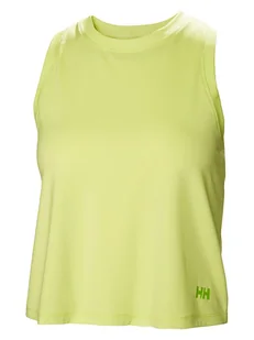 Helly Hansen Top funkcyjny "Tank" w kolorze zielonym - Koszulki i topy damskie - miniaturka - grafika 1