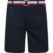 Spodnie i spodenki dla chłopców - Tommy Hilfiger Szorty + pasek | Regular Fit - miniaturka - grafika 1