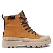 Botki damskie - Botki Pepe Jeans Ascot Desert PLS50429 Brązowy - miniaturka - grafika 1