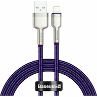 Kable USB - Baseus Cafule Series Metal Data Cable USB to IP 2.4A 2m Purple CALJK-B05 - miniaturka - grafika 1