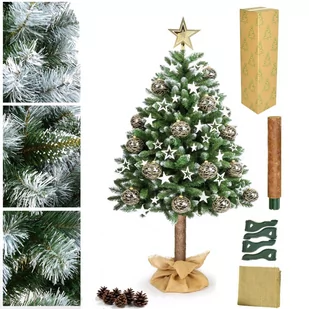 Choinka Sztuczna Sosna Diamentowa Smart Na Pniu 180Cm - Choinki Choinka Sztuczna Sosna Diamentowa Smart Na Pniu 180Cm - Choinki - miniaturka - grafika 1