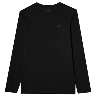 Koszulka męska 4F Longsleeve M375 Rozmiar: L / Kolor: czarny - Koszulki sportowe męskie - miniaturka - grafika 1