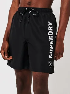 Superdry Szorty kąpielowe w kolorze czarnym - Kąpielówki męskie - miniaturka - grafika 1
