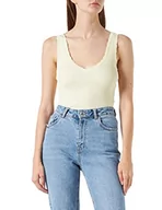 Koszulki i topy damskie - Morgan Damski top, słomożółty, M - miniaturka - grafika 1