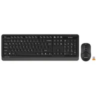 Zestawy myszka + klawiatura - A4TECH Wireless Fstylet FG1012 Czarny - miniaturka - grafika 1