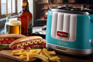 Urządzenie do hot dogów Party Time Ariete niebieski - Inne urządzenia gastronomiczne - miniaturka - grafika 3